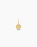 Shell Pearl Parker Charm || option::18K Gold Plated