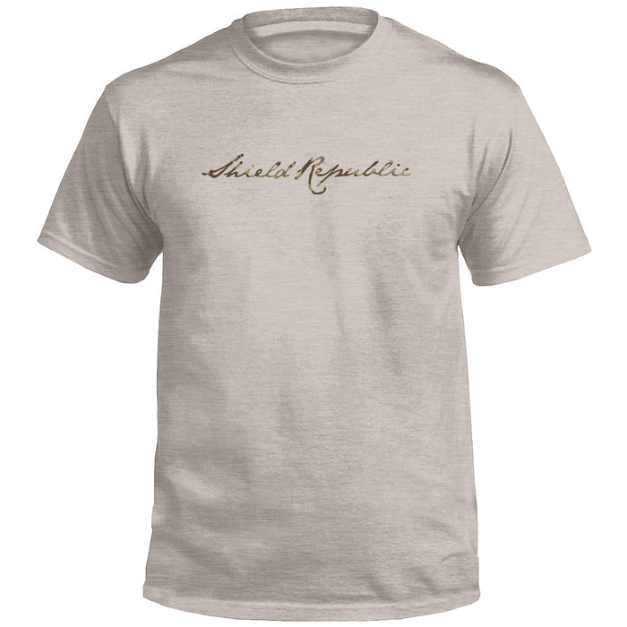 Shield Republic Duck Camo Script (Front)