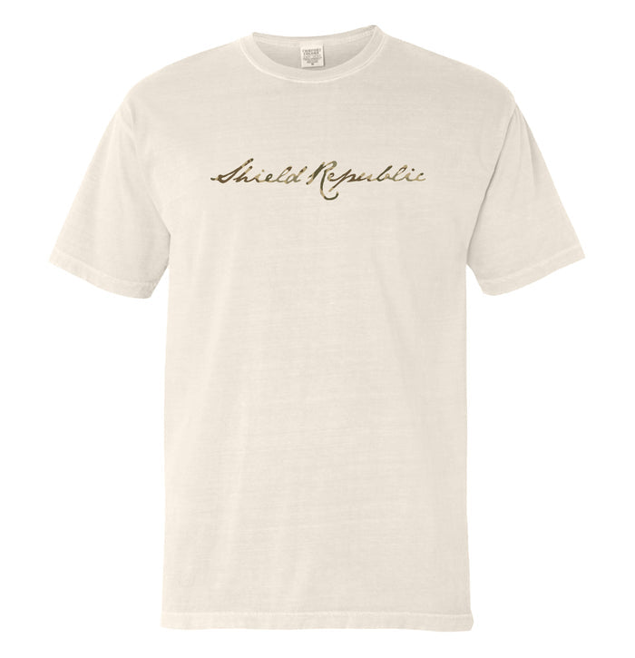 Shield Republic Duck Camo Script (Front)