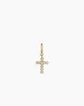 Shimmer Cross Parker Charm || option::18K Gold Plated