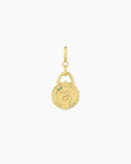 Snake Coin Parker Charm || option::18K Gold Plated