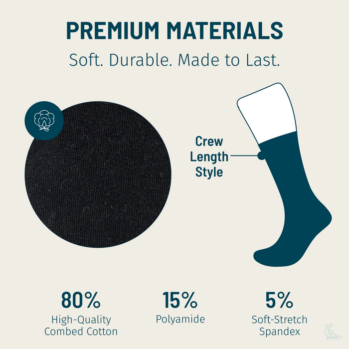 Solid Black Socks