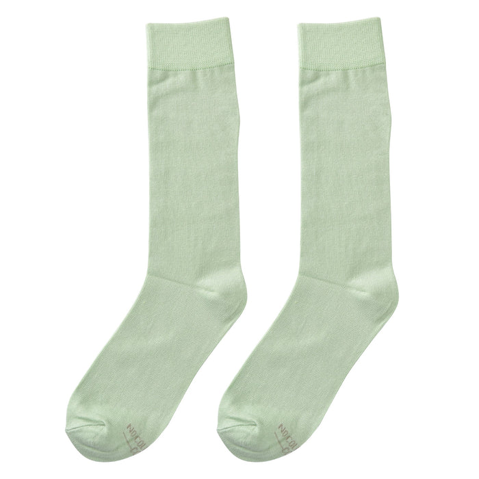 Solid Dusty Sage Green Socks