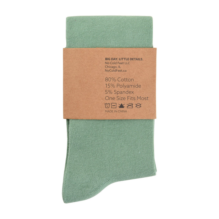 Solid Sage Socks