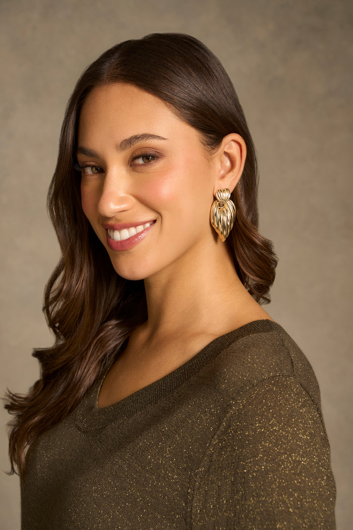 Statement Earring - Gold