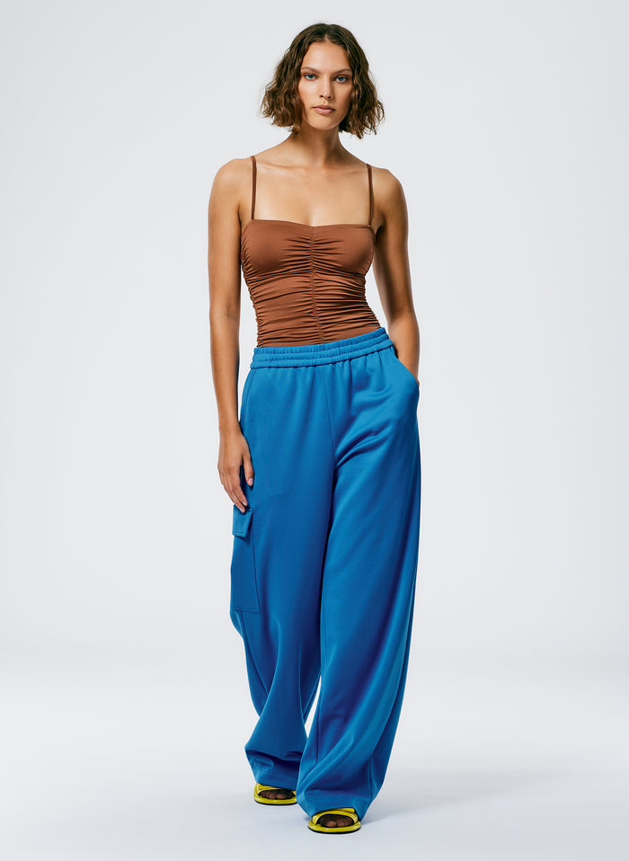 Stretch Shirred Bodysuit