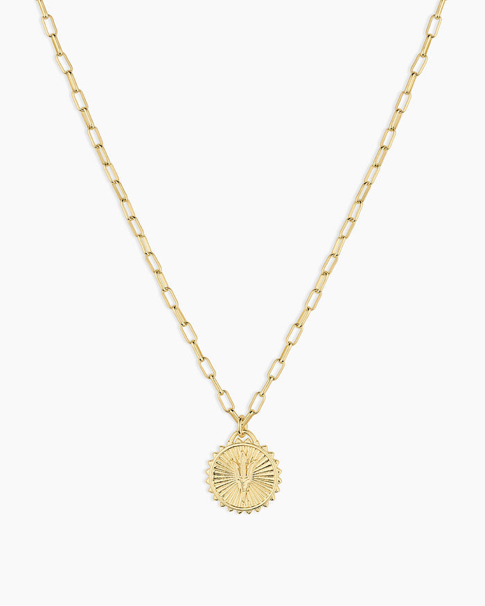 Sun Devil Necklace (reversible) || option::18K Gold Plated