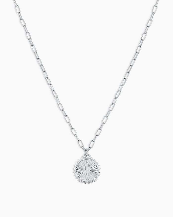 Sun Devil Necklace (reversible) || option::Silver Plated