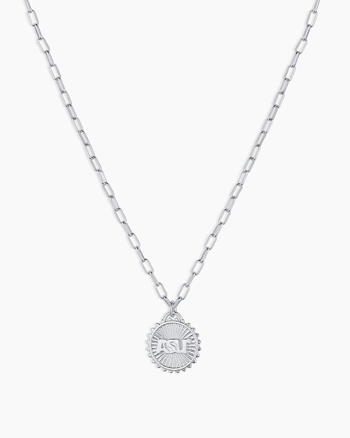 Sun Devil Necklace (reversible) || option::Silver Plated