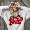 SW-6723 BE MINE Sweatshirt WHITE