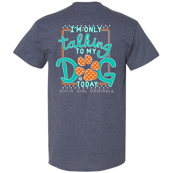 Talking To My Dog Heather Navy SS-2031