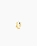 Taner Charm Huggie || option::18K Gold Plated