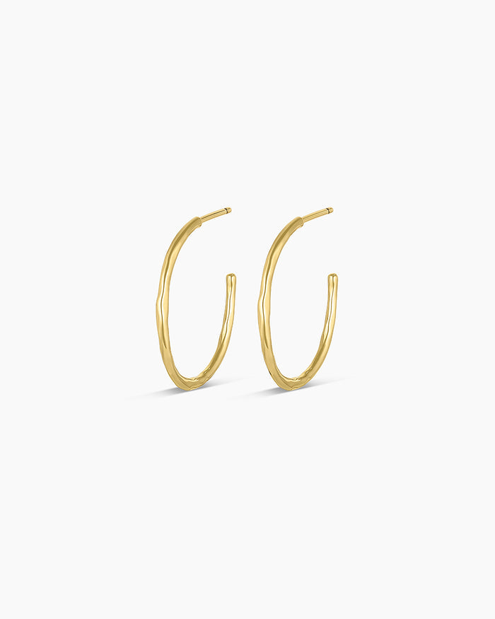 Taner Small Hoops || option::18K Gold Plated