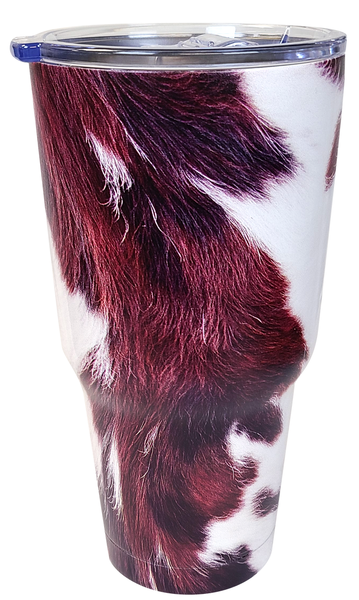 TB2468 Cow Print Stainless Steel Tumbler