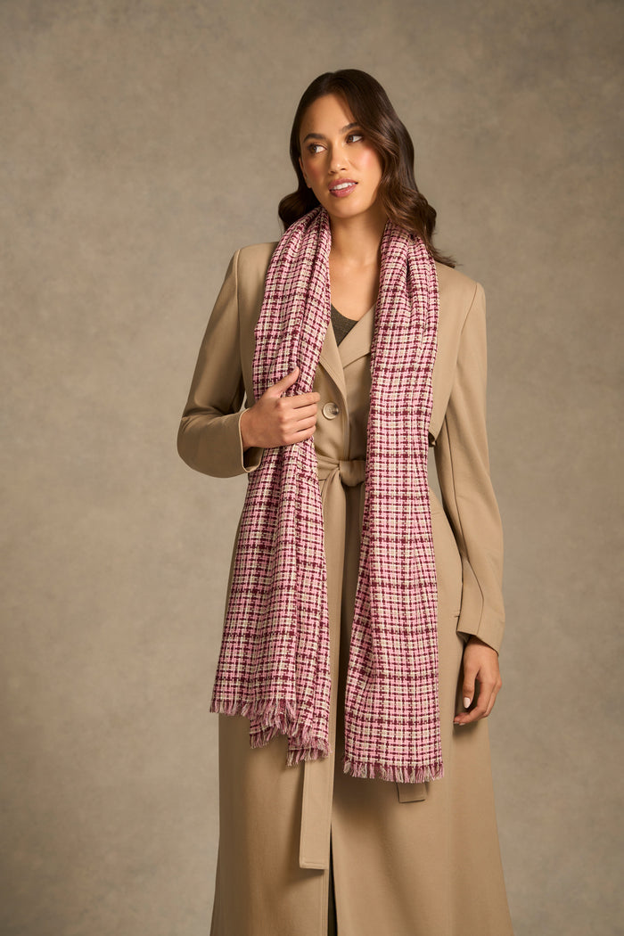 Textured Weave Scarf - Multicolour