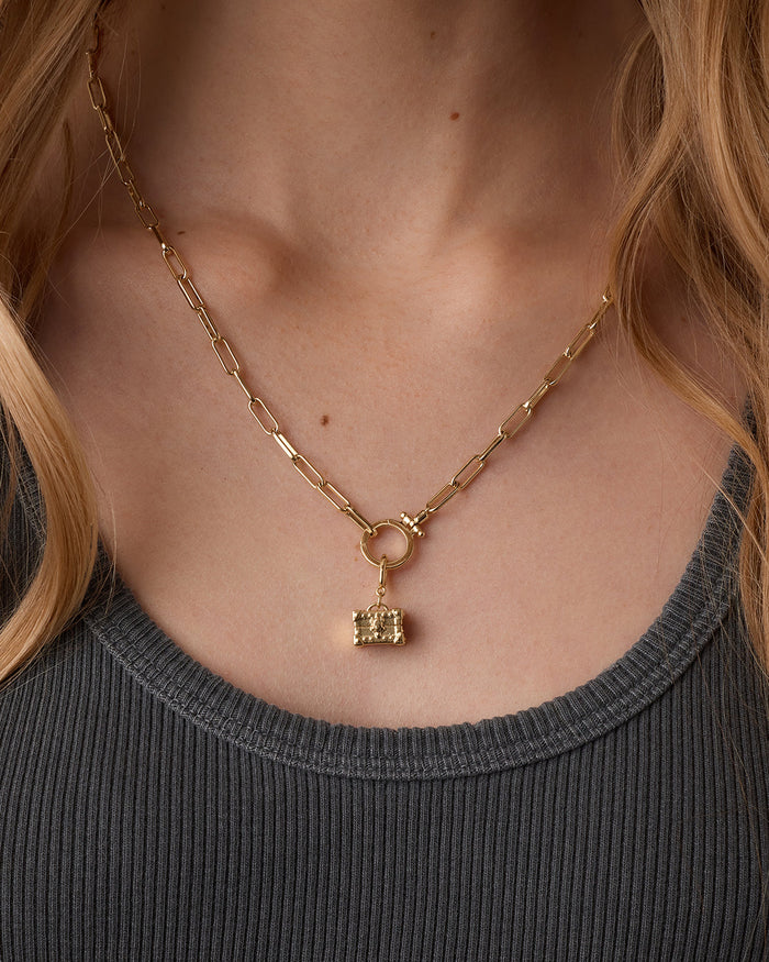 Trunk Parker Charm || option::18K Gold Plated