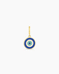 Turquoise Evil Eye Parker Charm || option::18K Gold Plated, Blue