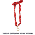 TW-1019 SCARF NECKLACE WITH CHARM