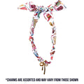 TW-1021 SCARF NECKLACE WITH CHARM