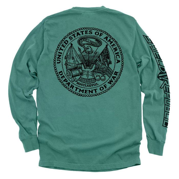 Comfort Colors Long Sleeve / Light Green / S