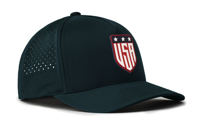 USA Shield Performance 5-Panel Hat  |  America Flexfit Snapback