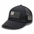 USA Tactical Trucker Cap – Double Mesh Back American Flag Hat
