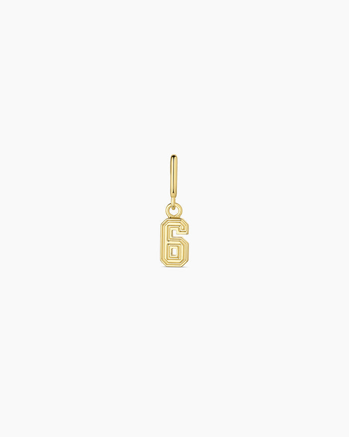 Varsity Sports Parker Charm || option::18K Gold Plated, 6