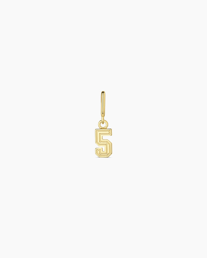 Varsity Sports Parker Charm || option::18K Gold Plated, 5