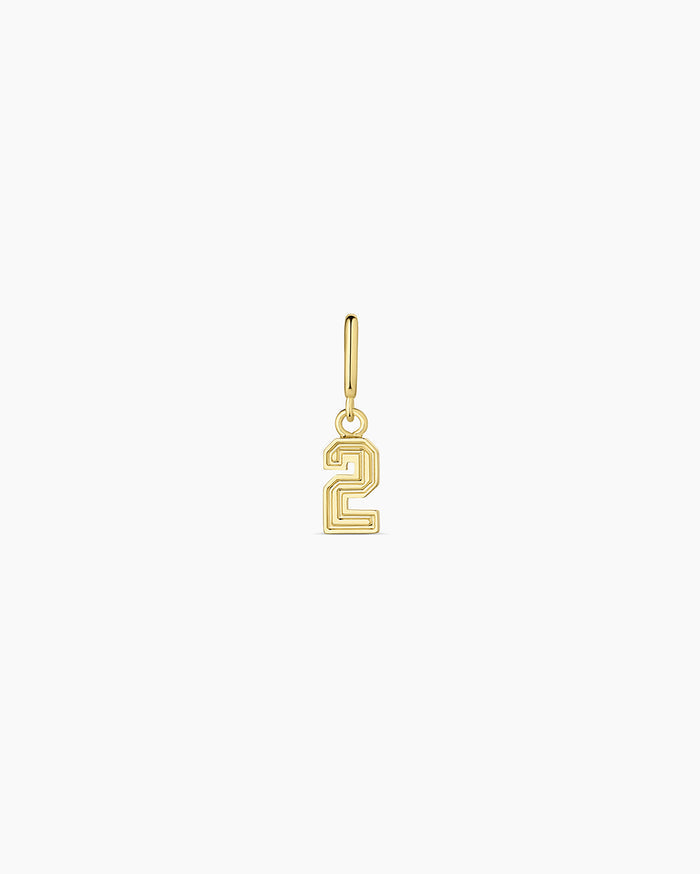 Varsity Sports Parker Charm || option::18K Gold Plated, 2