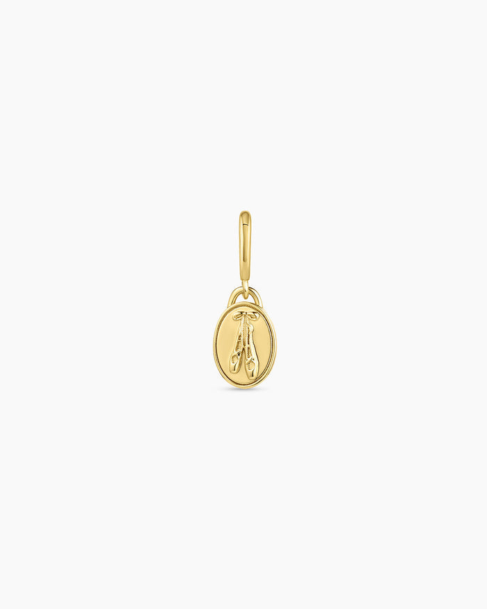 Varsity Parker Charm || option::18K Gold Plated, Dance