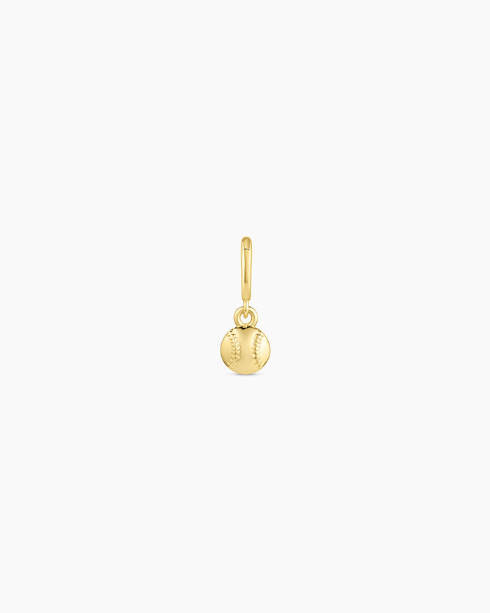 18K Gold Plated / Baseball