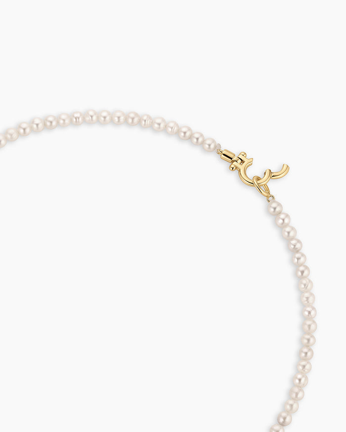 Vintage Heart Alphabet Charm Necklace - B || option::18K Gold Plated, B