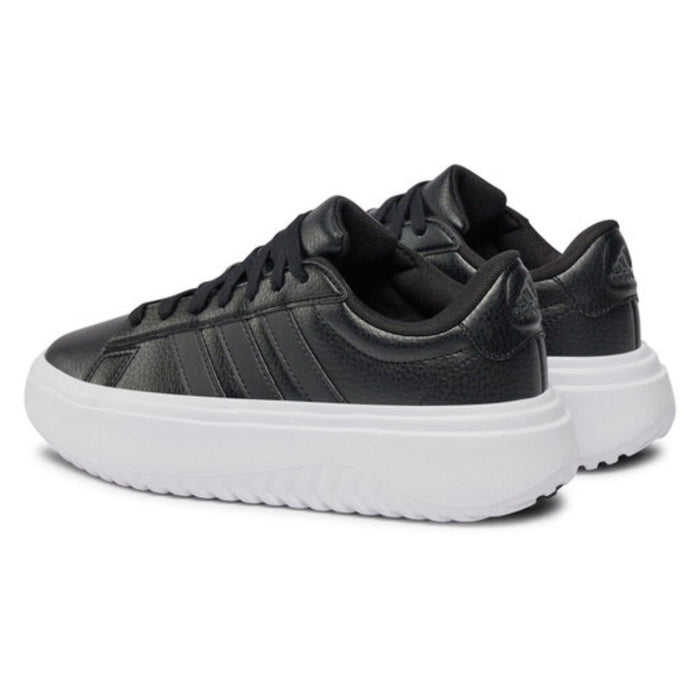 adidas Women's Grand Court Platform (Core Black / Core Black / Carbon)