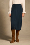 Wool Knit Skirt - Ink