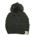 YJ-847 POM New Olive Kid Beanie