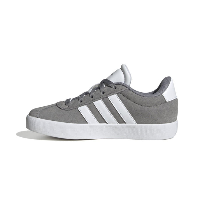adidas Youth VL Court 3.0 (Gray / White / Silver Metallic)
